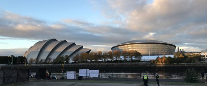 Místo konání klimatické konference COP26, Scottish Event Campus v Glasgow